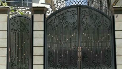 درب حیاط ویلایی در رامسر