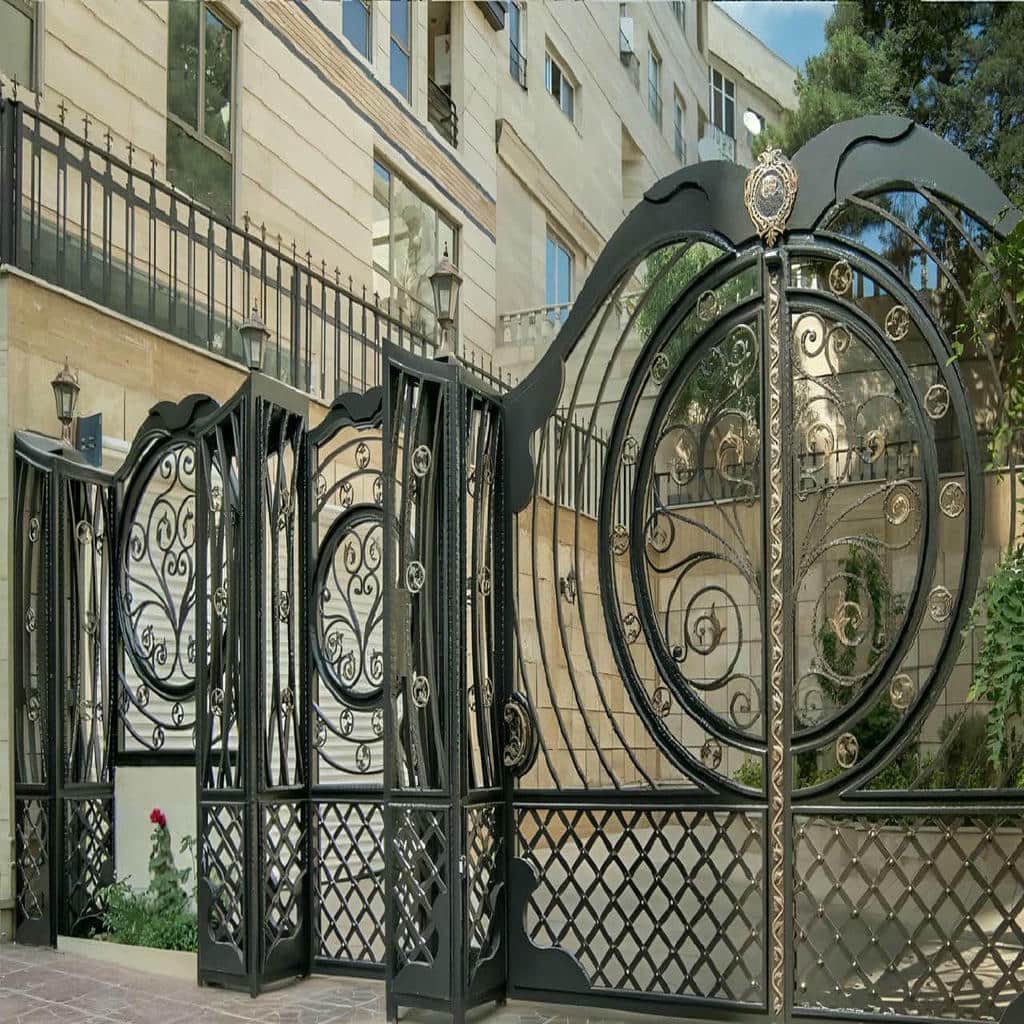 قیمت درب حیاط ویلایی فرفورژه در کرمان