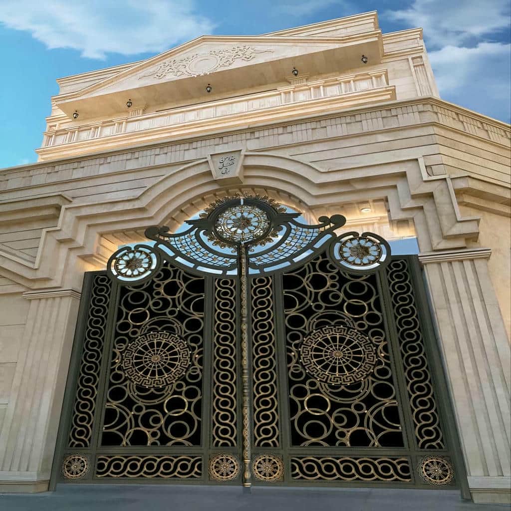 فروش درب حیاط ویلایی فرفورژه در بندر دیلم