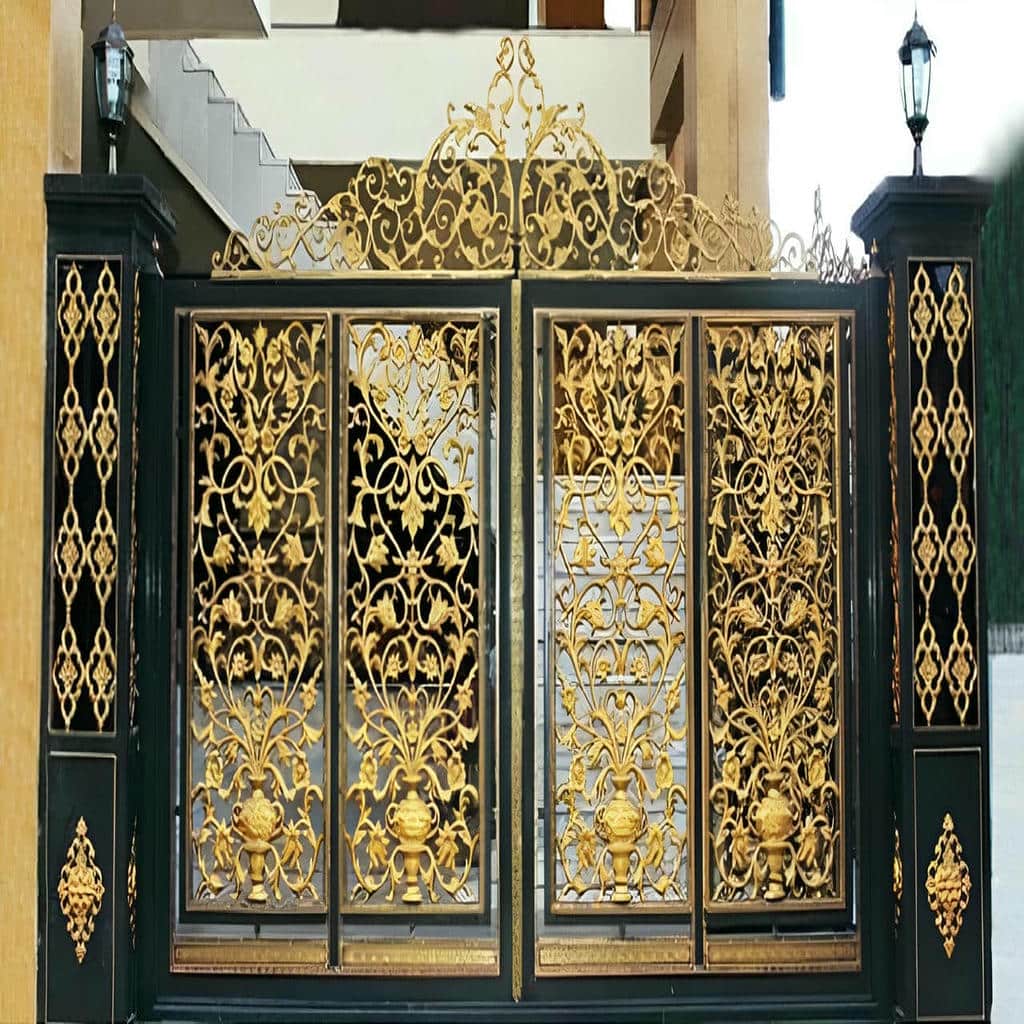 خرید درب حیاط ویلایی پروفیل سنگین در بندر لنگه
