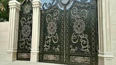 درب حیاط ویلایی در رشت
