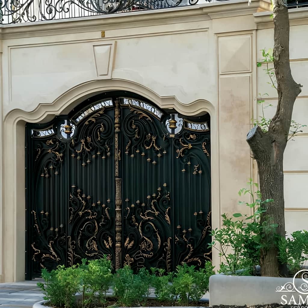 قیمت درب حیاط ویلایی یراق تقویت شده در بومهن