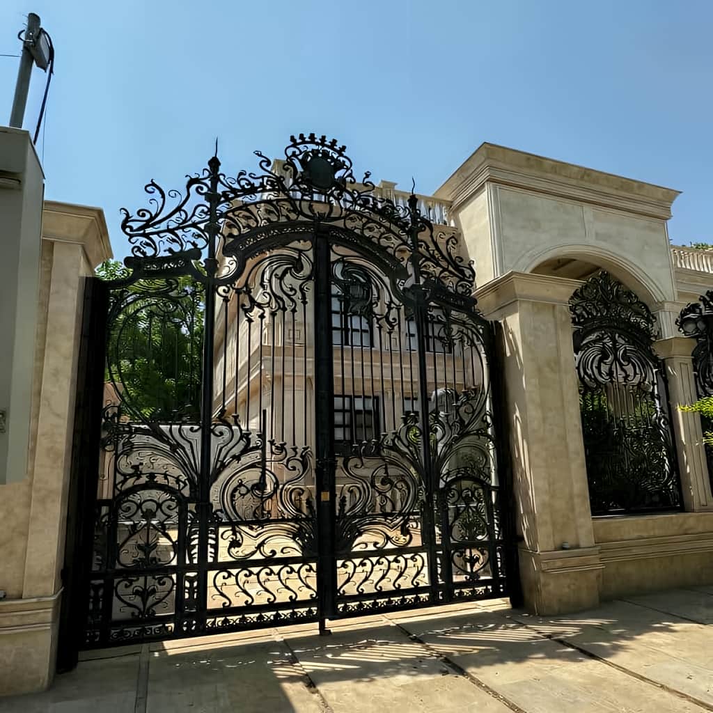 خرید درب حیاط ویلایی مدل ساده در عظیمیه کرج