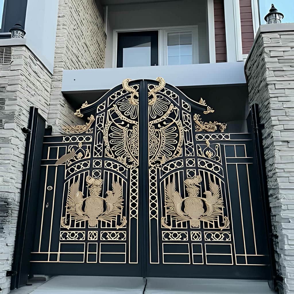 کارخانه درب حیاط ویلایی ورق فولادی در تهران
