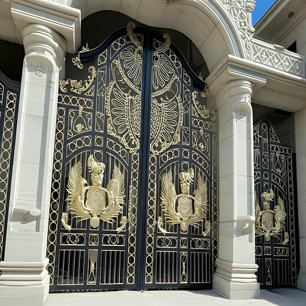 درب حیاط ویلایی در ساوه