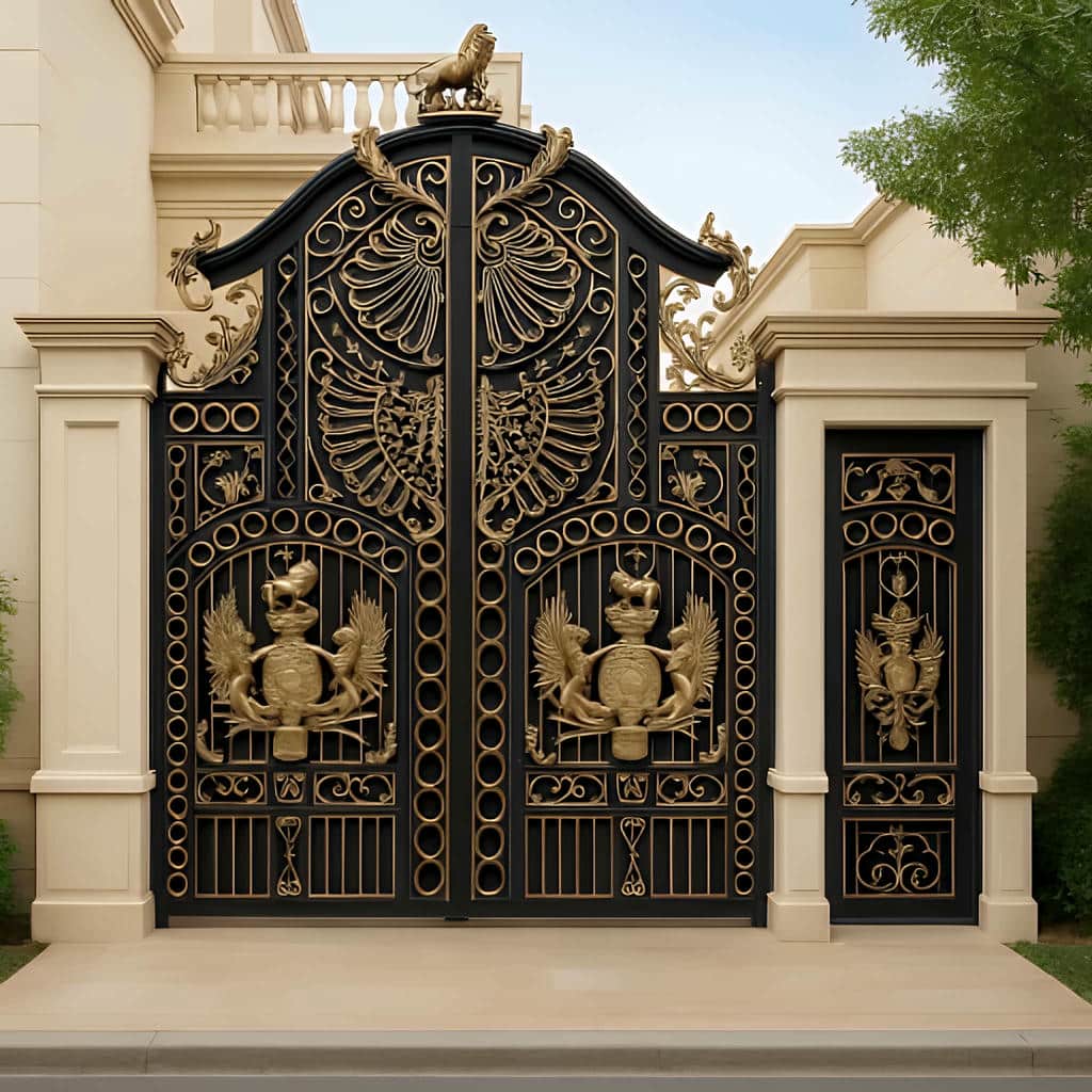خرید درب حیاط ویلایی ساخت سفارشی در سمنان