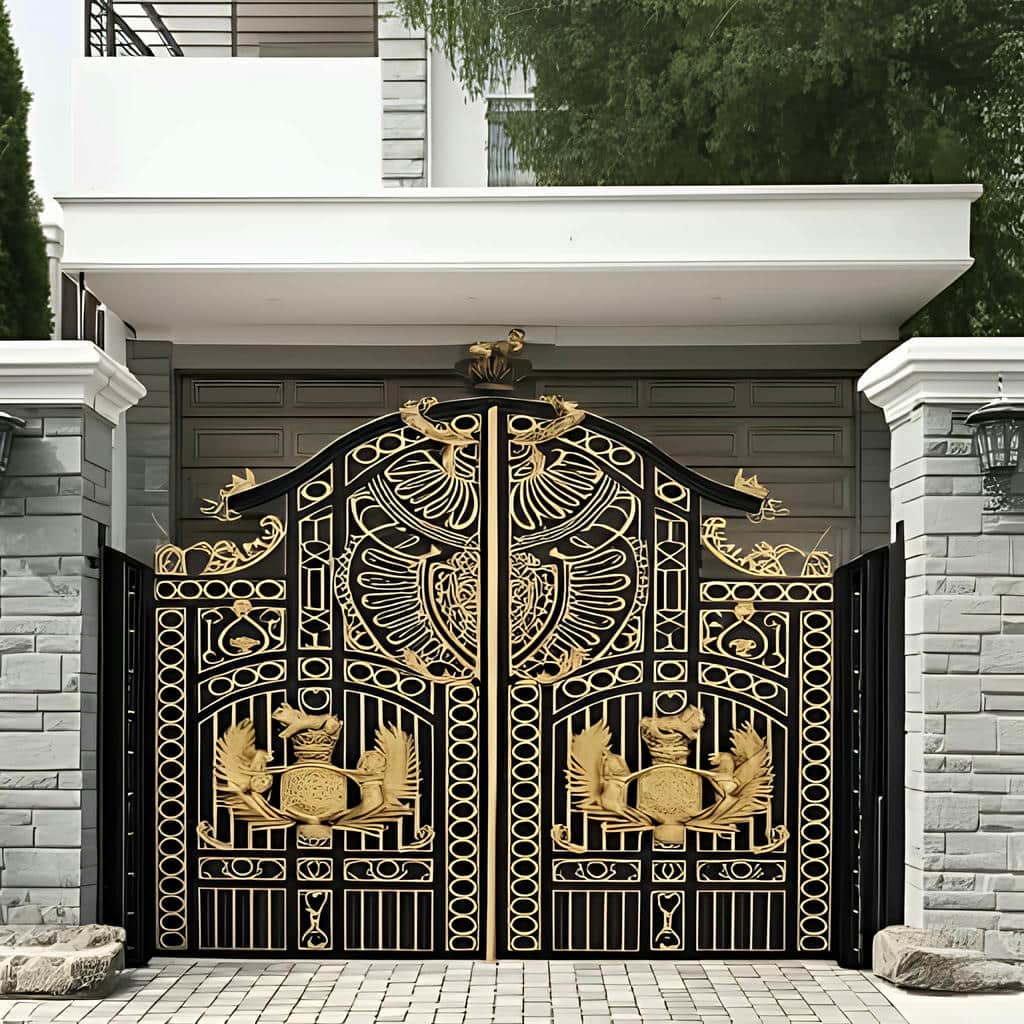 خرید درب حیاط ویلایی یراق تقویت شده در زاهدان