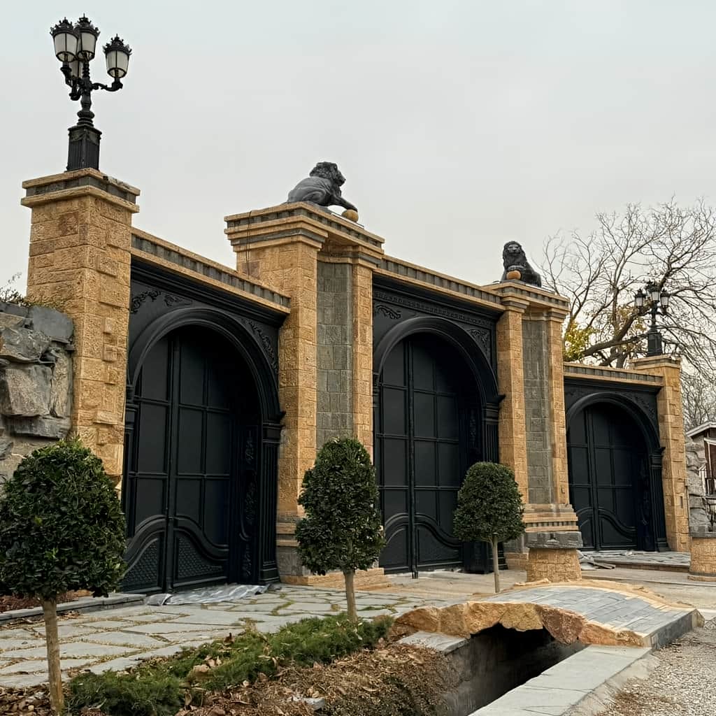 کارخانه درب حیاط ویلایی ورق فولادی در سقز