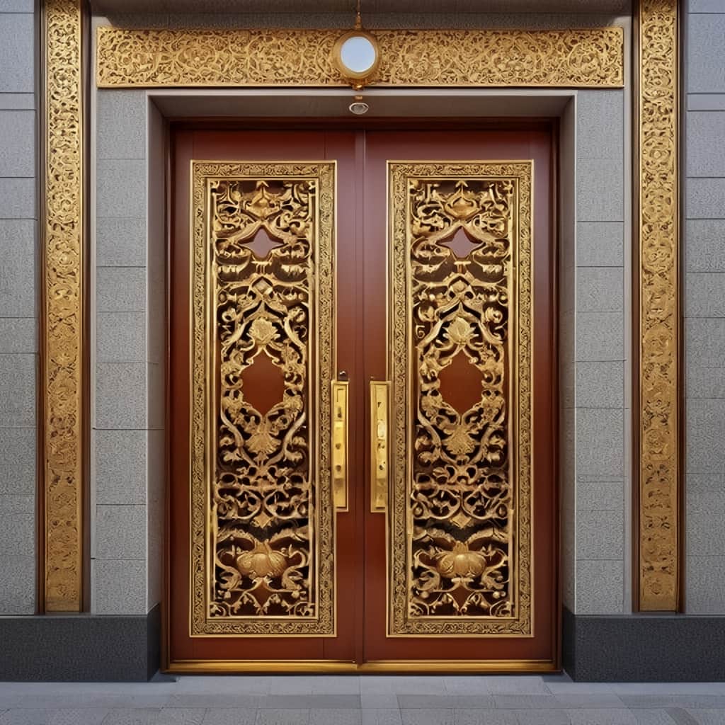 نصب درب حیاط ویلایی پروفیل سنگین در شهرکرد