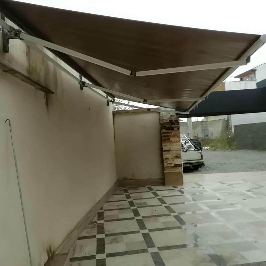 کارخانه سایبان برقی ریموتی در بندر لنگه