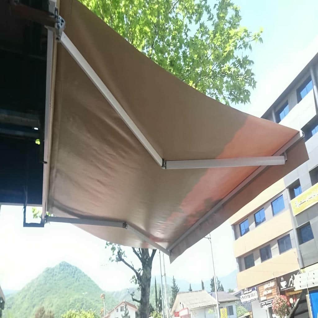 کارخانه سایبان برقی موتور برقی در سیرجان