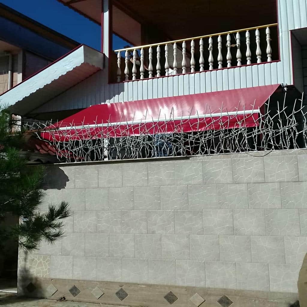 نصب سایبان برقی ضدآب در سنندج