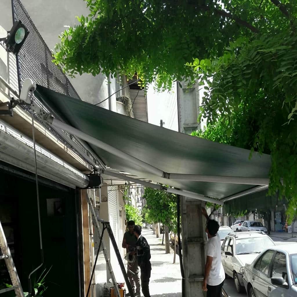 قیمت سایبان برقی بازوهای مقاوم در مریوان