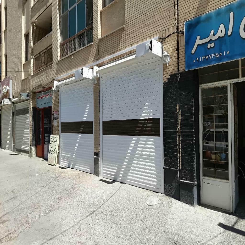 نصب کرکره برقی تیغه فولادی در ساوه