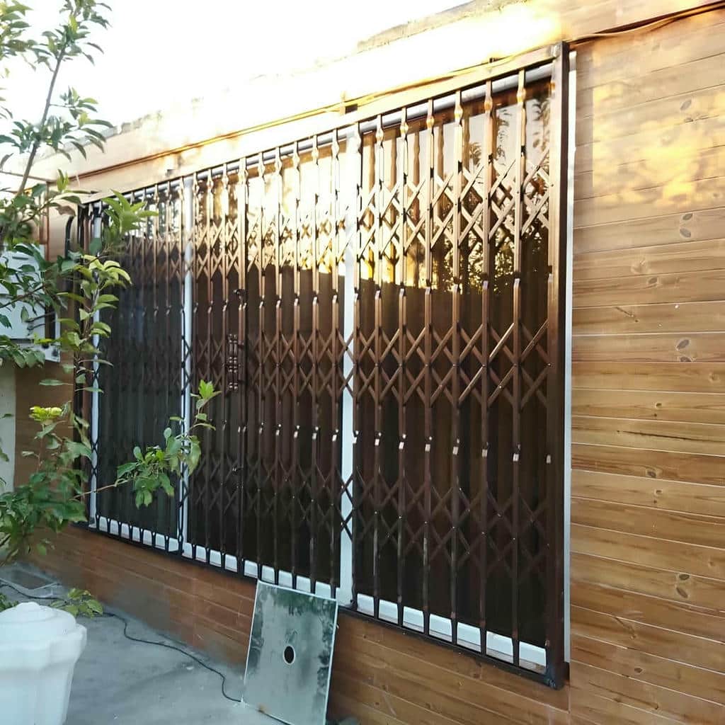 خرید درب آکاردئونی فلزی رنگ کوره ای در یاسوج