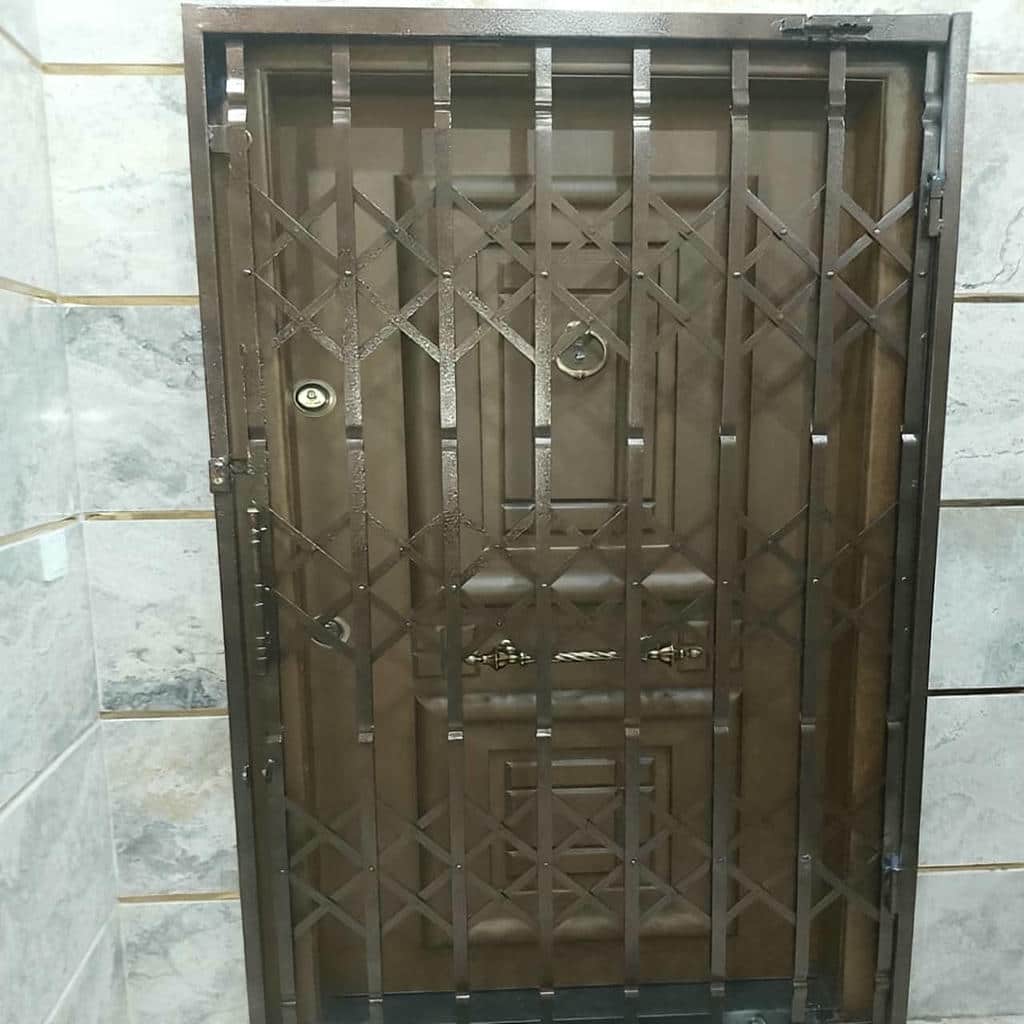 قیمت درب آکاردئونی فلزی ساخت سفارشی در قزوین