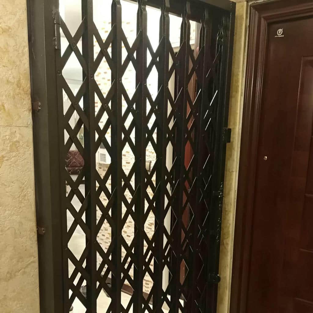 فروش درب آکاردئونی فلزی تمام گل در آمل