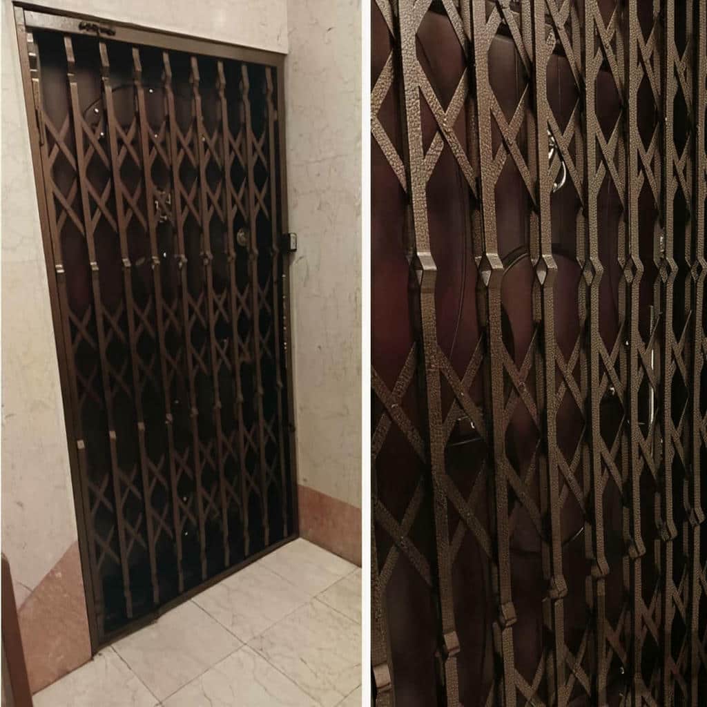 خرید درب آکاردئونی فلزی دوگل در لواسان