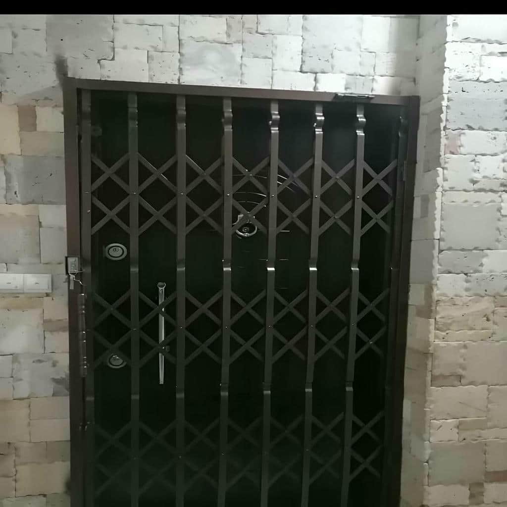 خرید درب آکاردئونی فلزی دوگل در سمنان