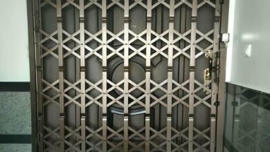 درب آکاردئونی فلزی در گرگان