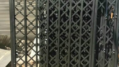 درب آکاردئونی فلزی در قزوین