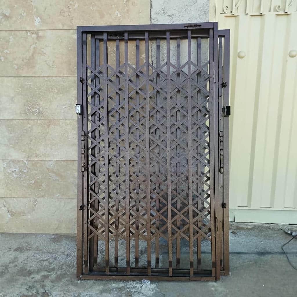 خرید درب آکاردئونی فلزی دوگل در اشتهارد