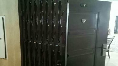 درب آکاردئونی فلزی در نوشهر