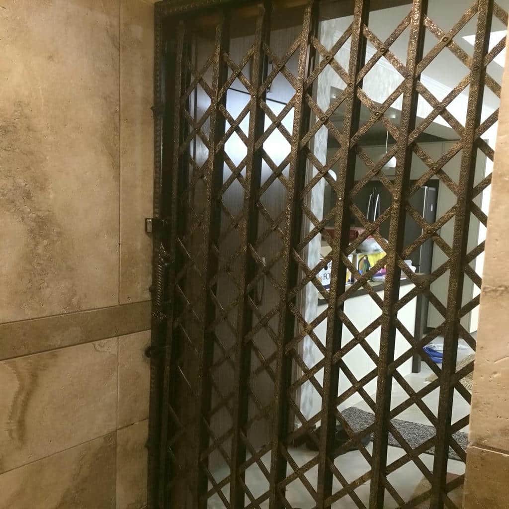فروش درب آکاردئونی فلزی تمام گل در قزوین