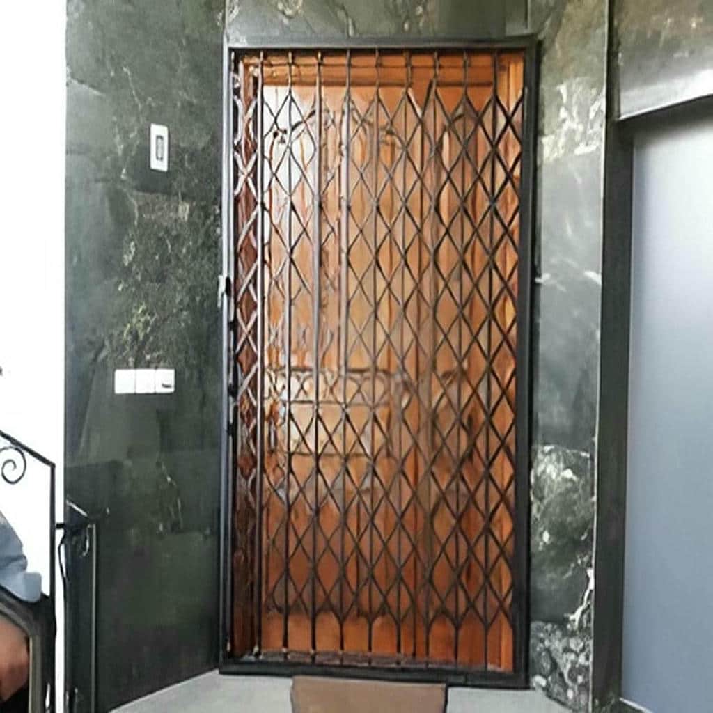 خرید درب آکاردئونی فلزی دوگل در قائمشهر