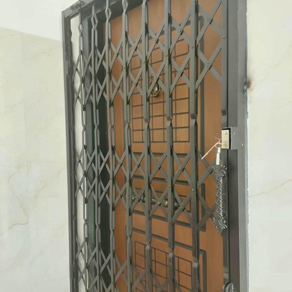 قیمت درب آکاردئونی فلزی سه گل در ملارد