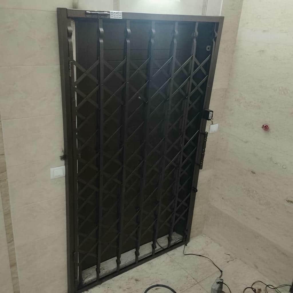 قیمت درب آکاردئونی فلزی تسمه تقویت شده در نوشهر
