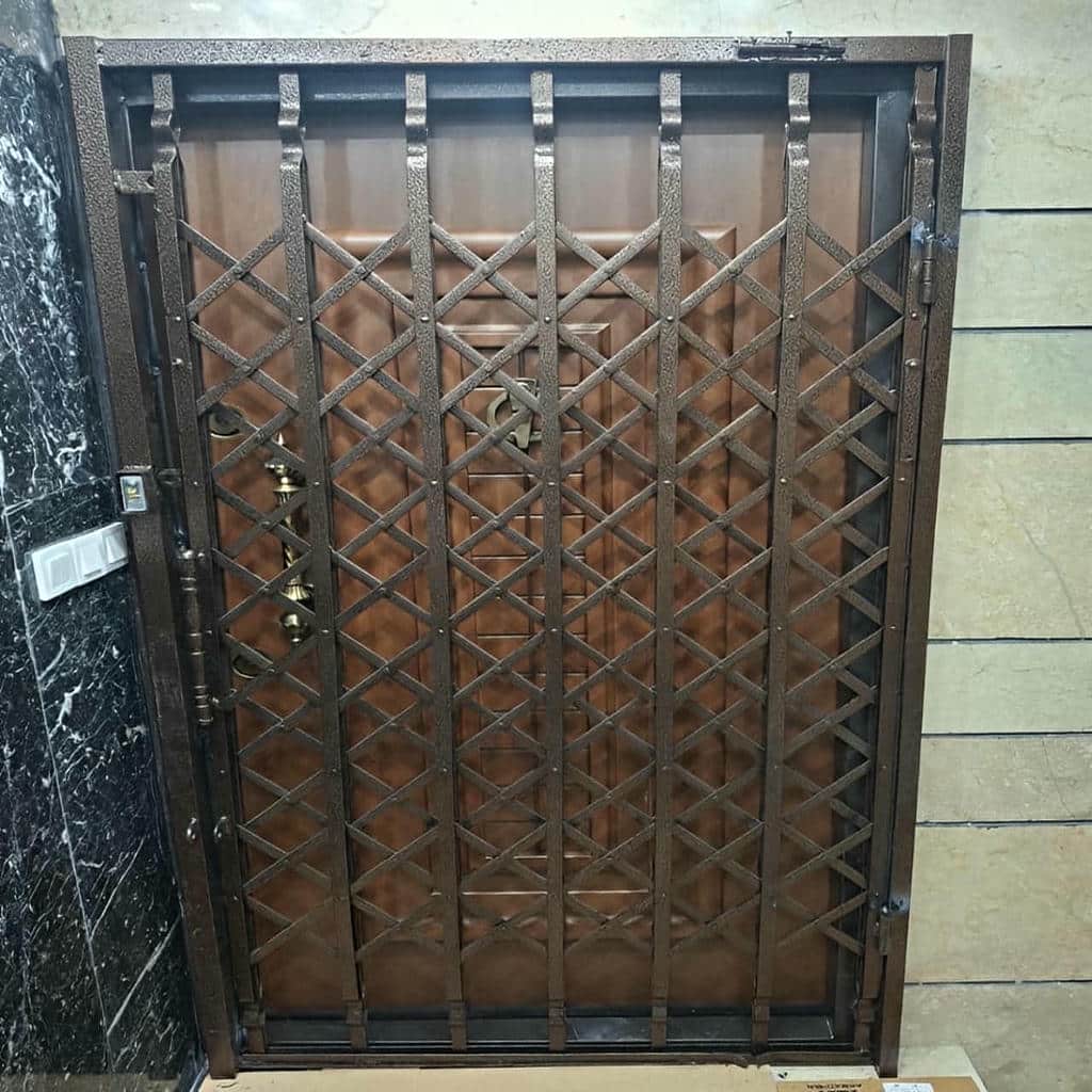 قیمت درب آکاردئونی فلزی چهارگل در طالقان