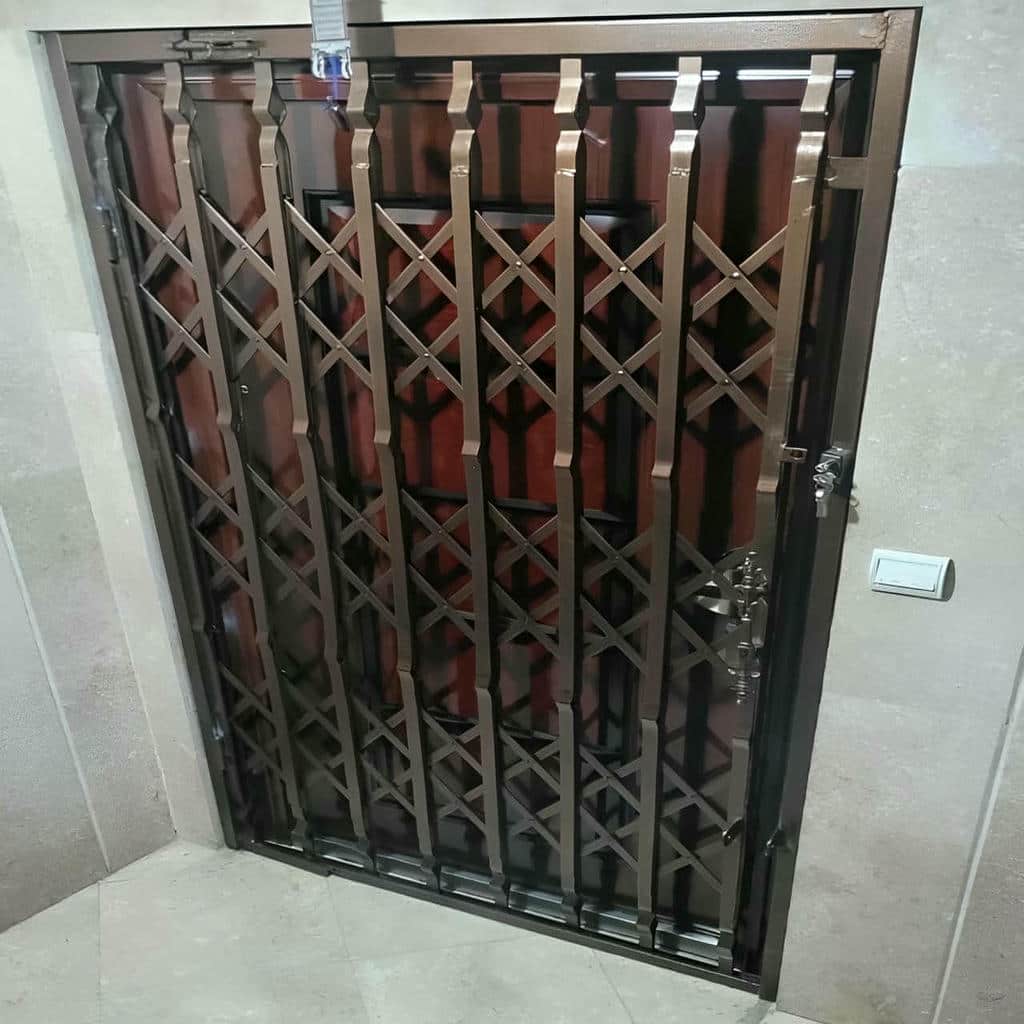 کارخانه درب آکاردئونی فلزی پروفیل سنگین در رامسر