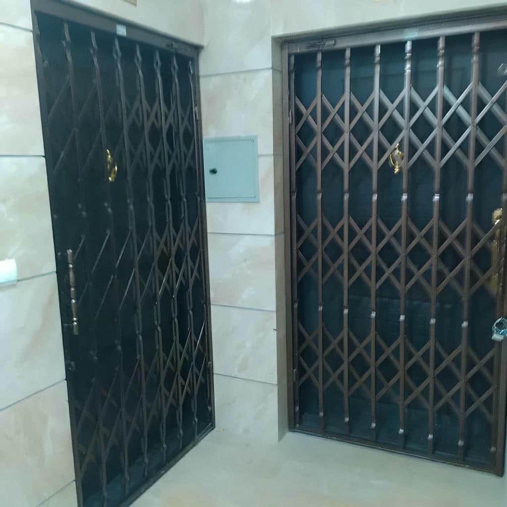 خرید درب آکاردئونی فلزی دوگل در هشتگرد