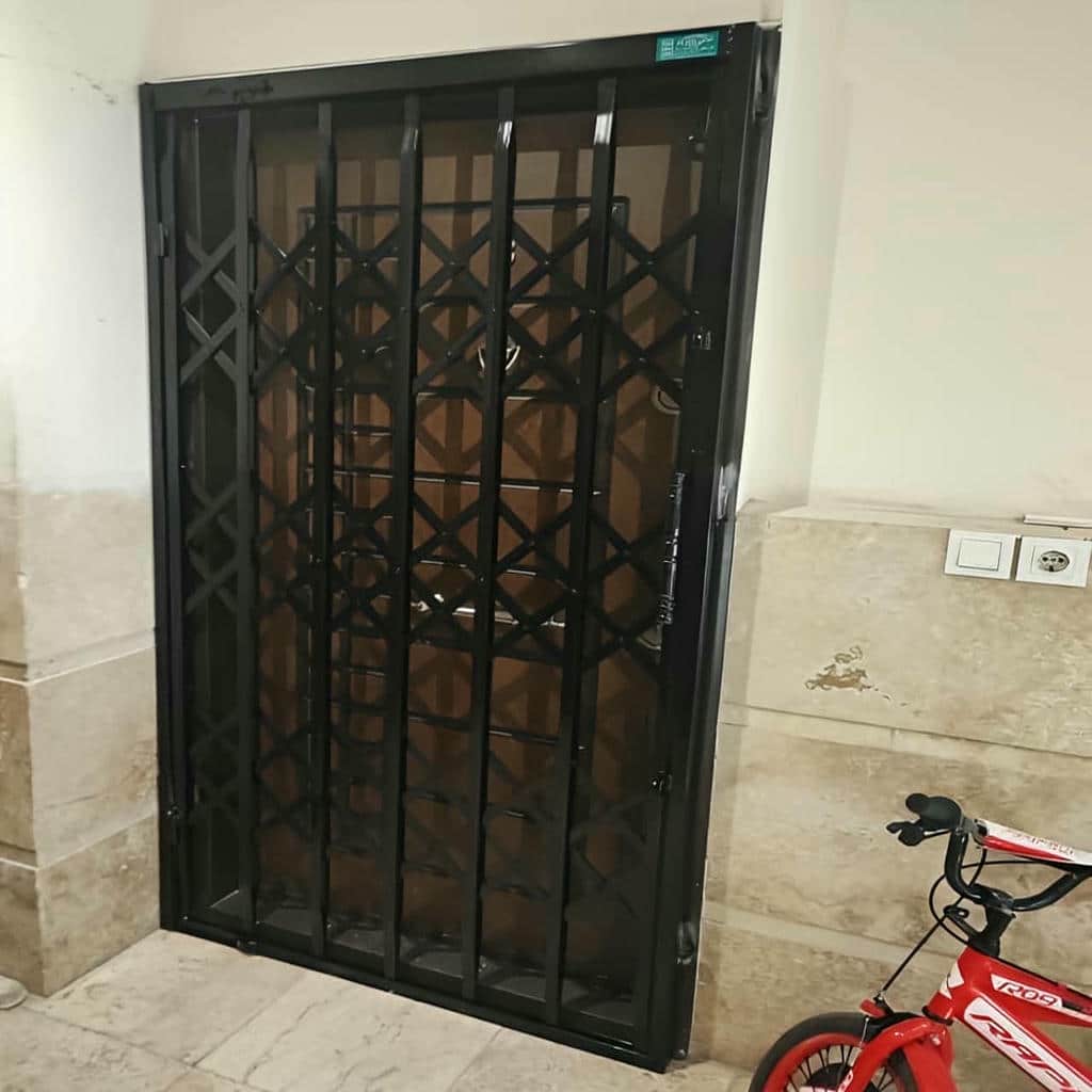 فروش درب آکاردئونی فلزی تمام گل در سبزوار