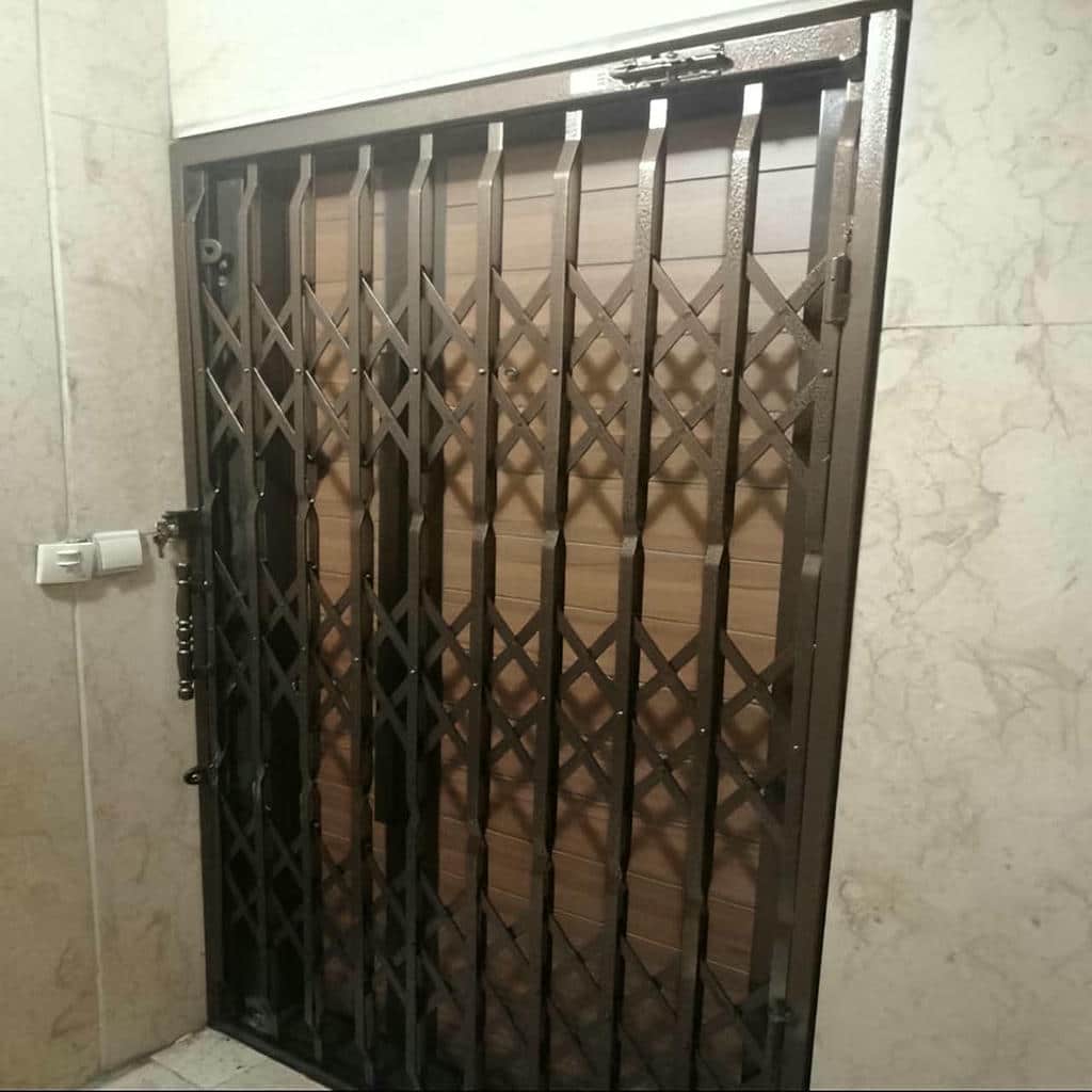 کارخانه درب آکاردئونی فلزی قفل مخفی در همدان