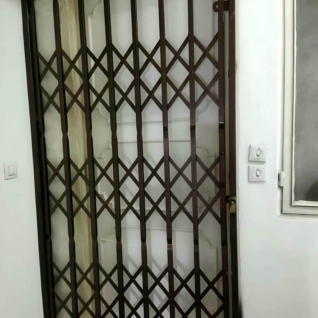 خرید درب آکاردئونی فلزی دوگل در دماوند