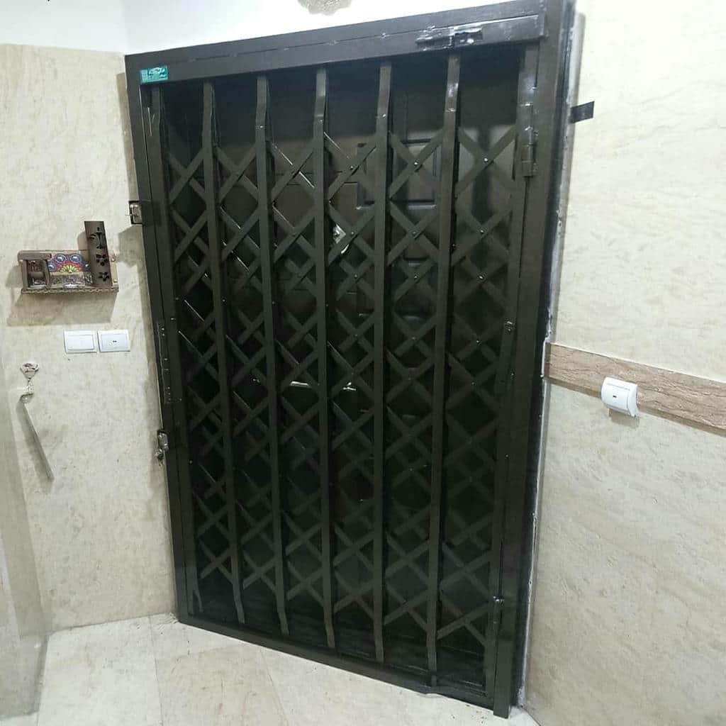 خرید درب آکاردئونی فلزی قفل مخفی در آمل