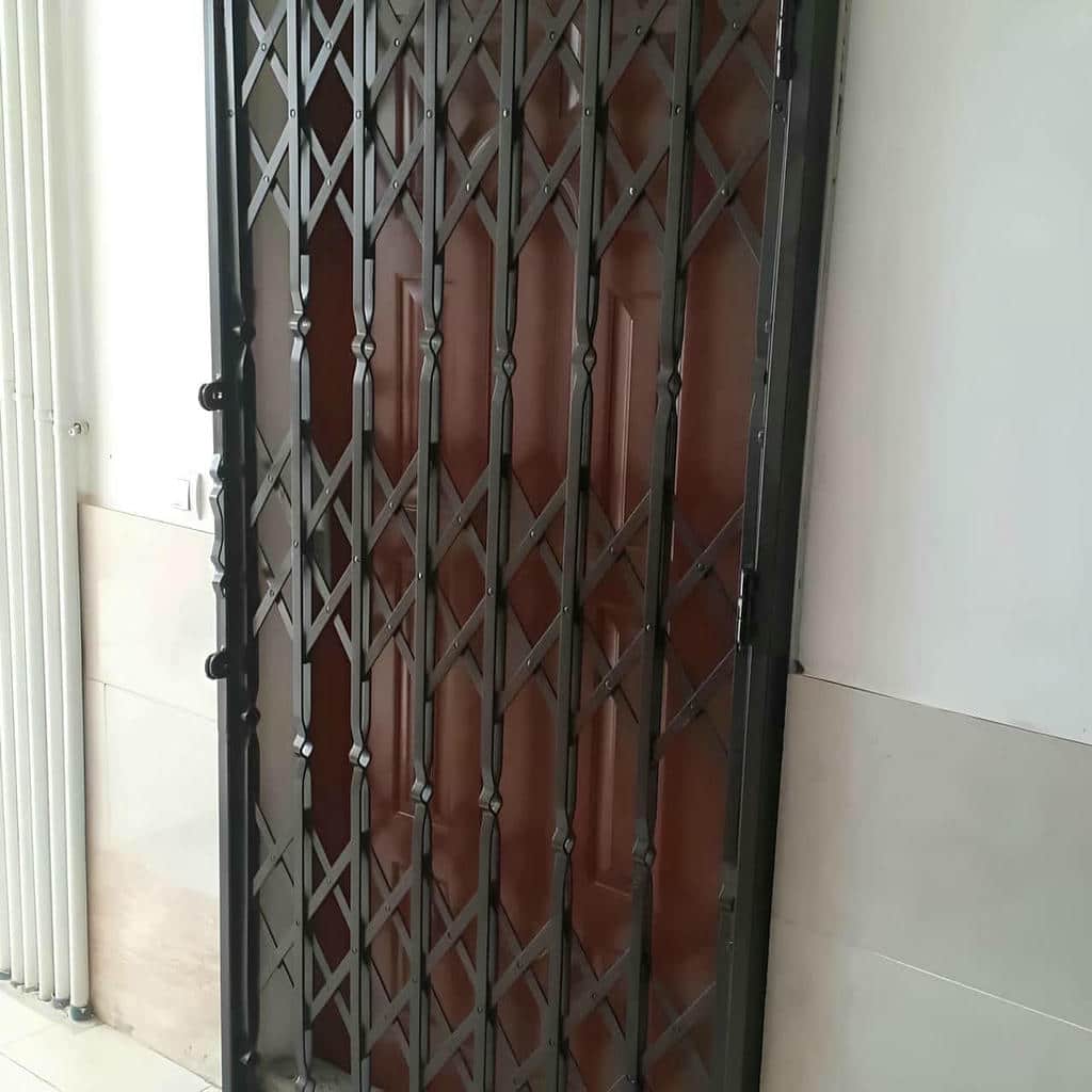 کارخانه درب آکاردئونی فلزی پروفیل سنگین در قائمشهر