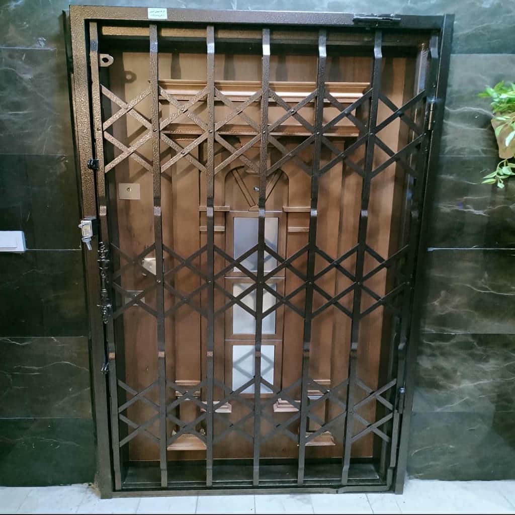 خرید درب آکاردئونی فلزی دوگل در بندر لنگه