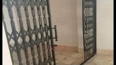 درب آکاردئونی فلزی در شهریار