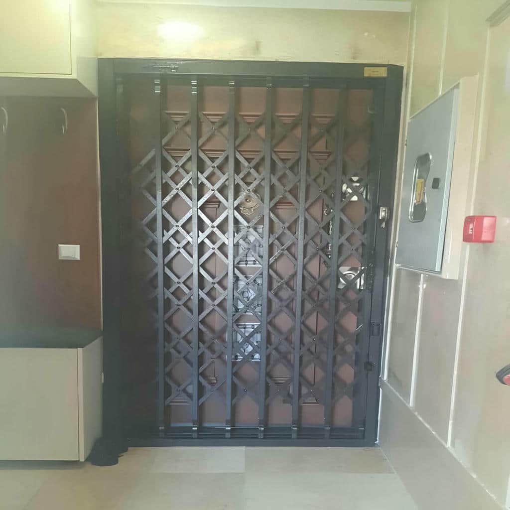 خرید درب آکاردئونی فلزی دوگل در پردیس