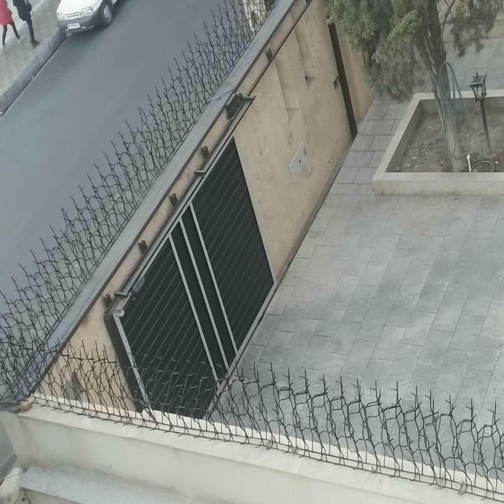 نصب حفاظ شاخ گوزنی رنگ کوره ای در فشم