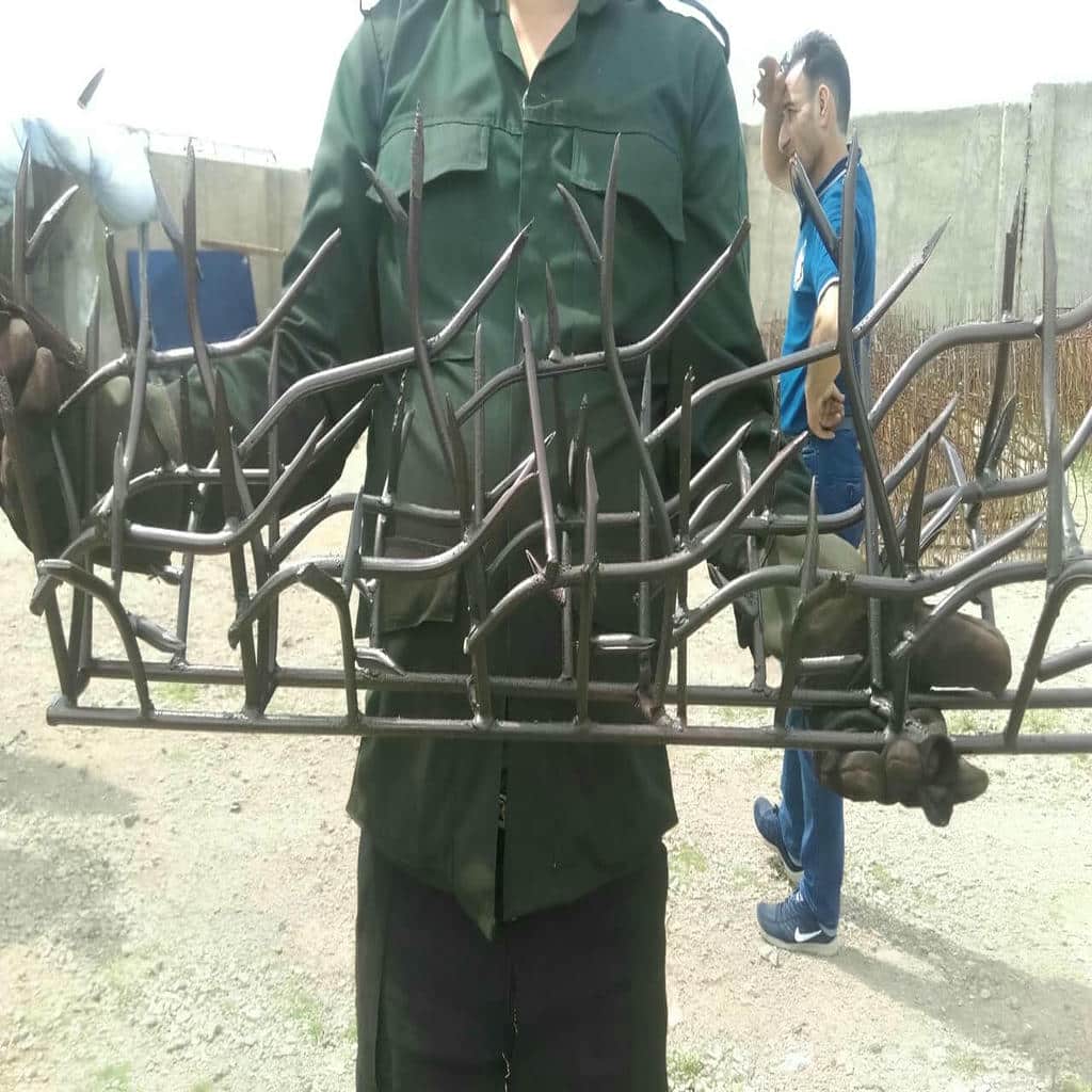 نصب حفاظ شاخ گوزنی ویلایی در کیش