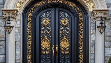 درب حیاط ویلایی در گنبدکاووس