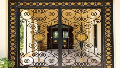 درب حیاط ویلایی در یزد