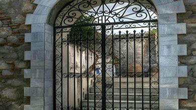 درب حیاط ویلایی در تبریز