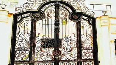 درب حیاط ویلایی در سنندج