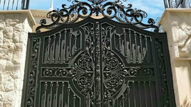 درب حیاط ویلایی در شیراز