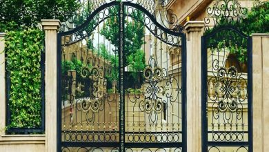 درب حیاط ویلایی در همدان